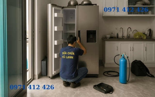 Sửa tủ lạnh Hitachi tại Long Biên chuyên nghiệp 